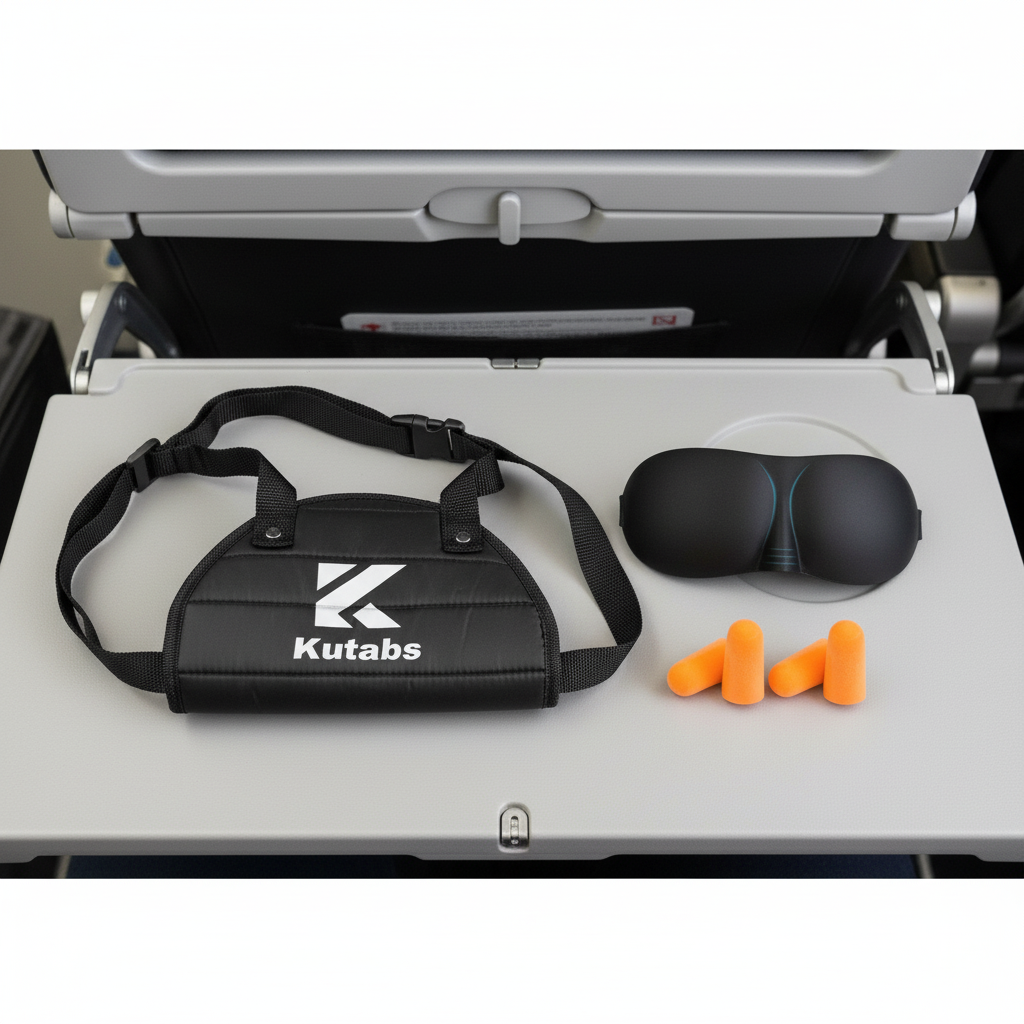 Airplane Foot Hammock Travel Kit